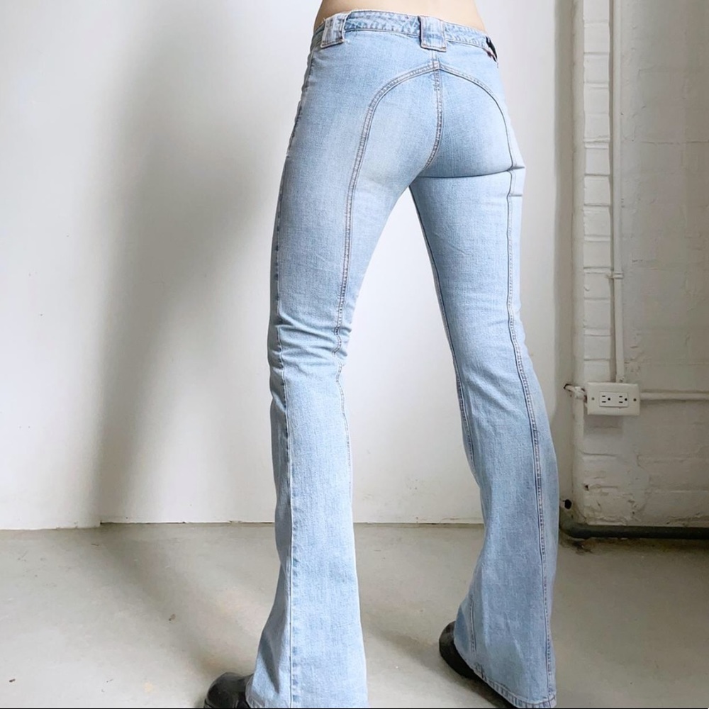 Vintage Light Wash Flare Jeans